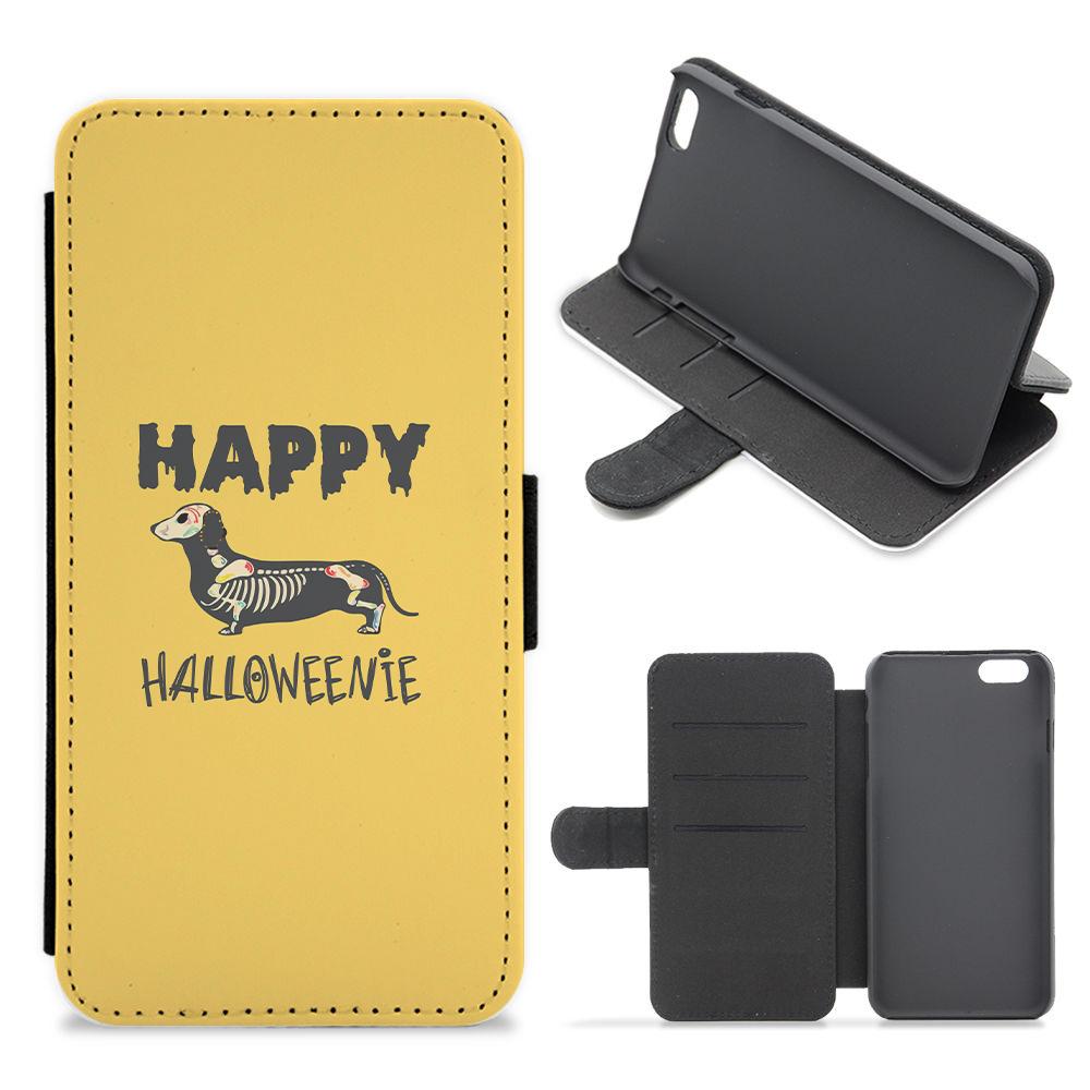 Happy Halloweenie Flip / Wallet Phone Case