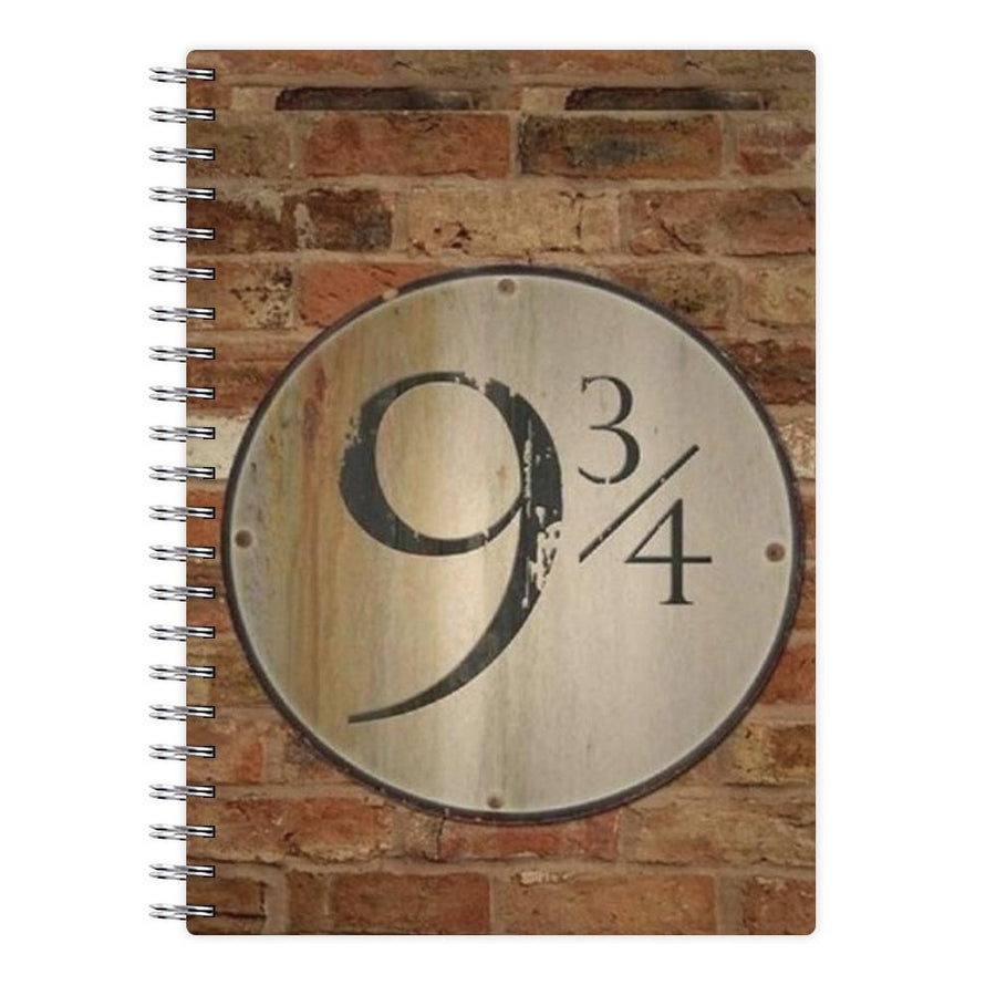 Platform 9 and 3 Quarters - Harry Potter Notebook - Fun Cases