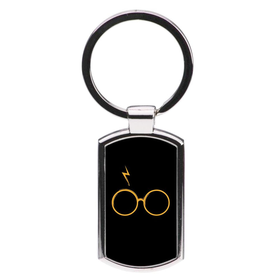 Glasses & Scar - Harry Potter Luxury Keyring