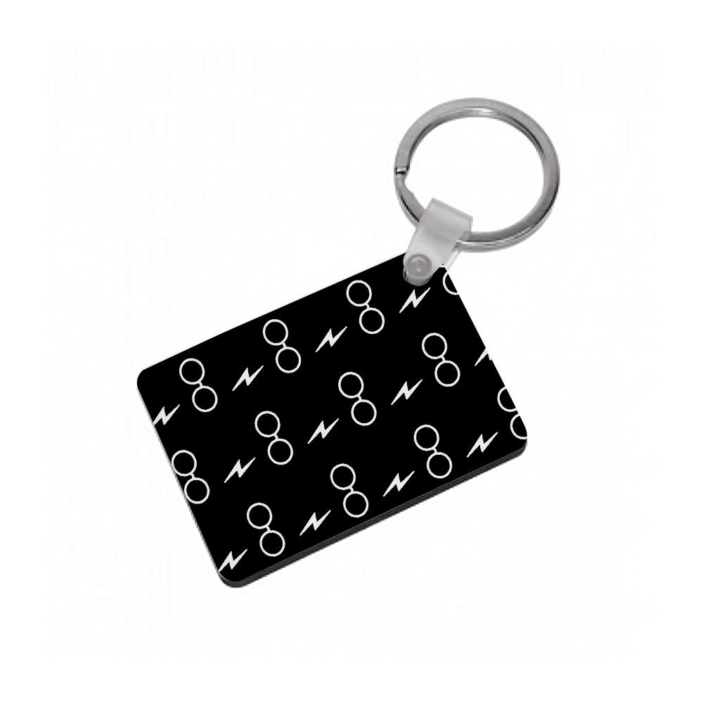 Glasses & Scar Pattern - Harry Potter Keyring