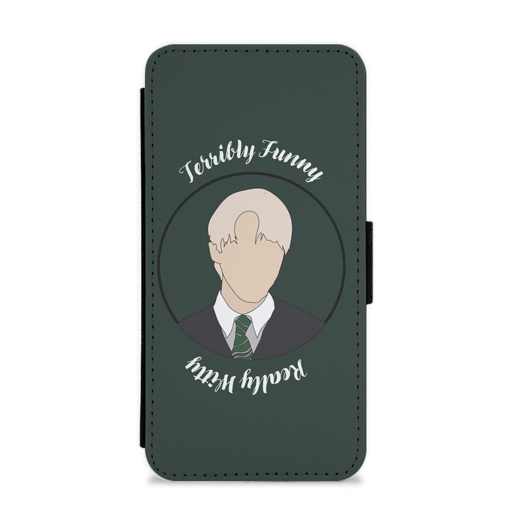 Terribly Funny, Really Witty Draco Malfoy - Harry Potter Flip / Wallet Phone Case
