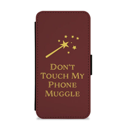 Don't Touch Muggle - Harry Potter Flip / Wallet Phone Case