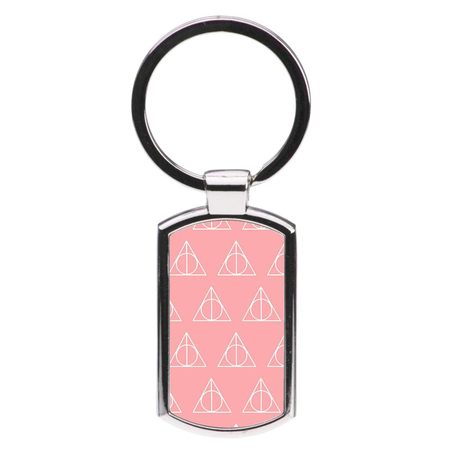 The Deathly Hallows Symbol Pattern - Harry Potter Luxury Keyring