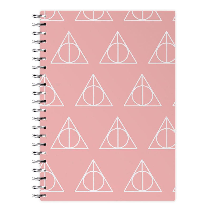 The Deathly Hallows Symbol Pattern - Harry Potter Notebook