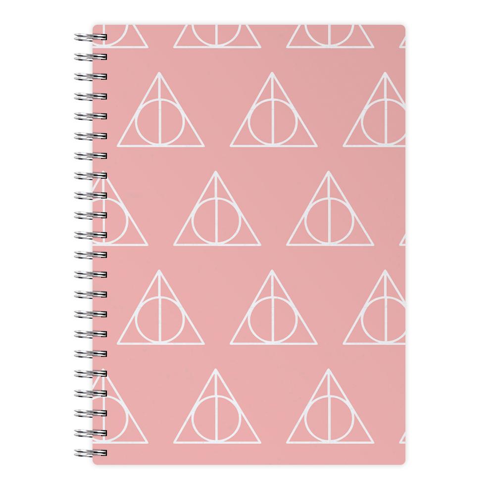 The Deathly Hallows Symbol Pattern - Harry Potter Notebook