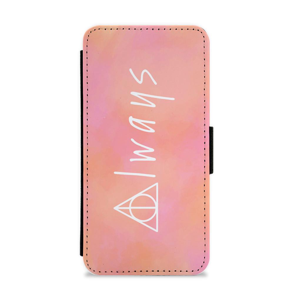 Deathly Always - Harry Potter Flip / Wallet Phone Case