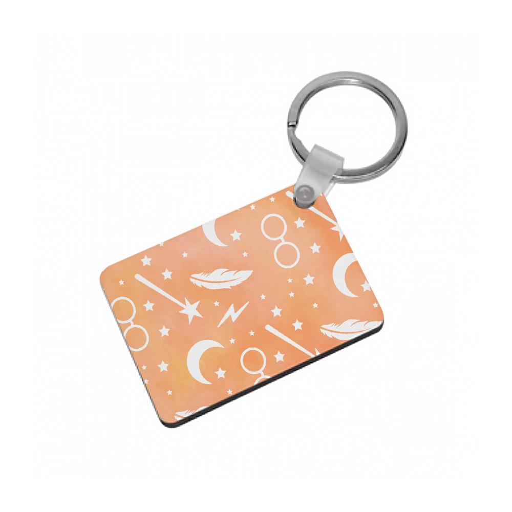 Harry Potter Icon Patterns Keyring