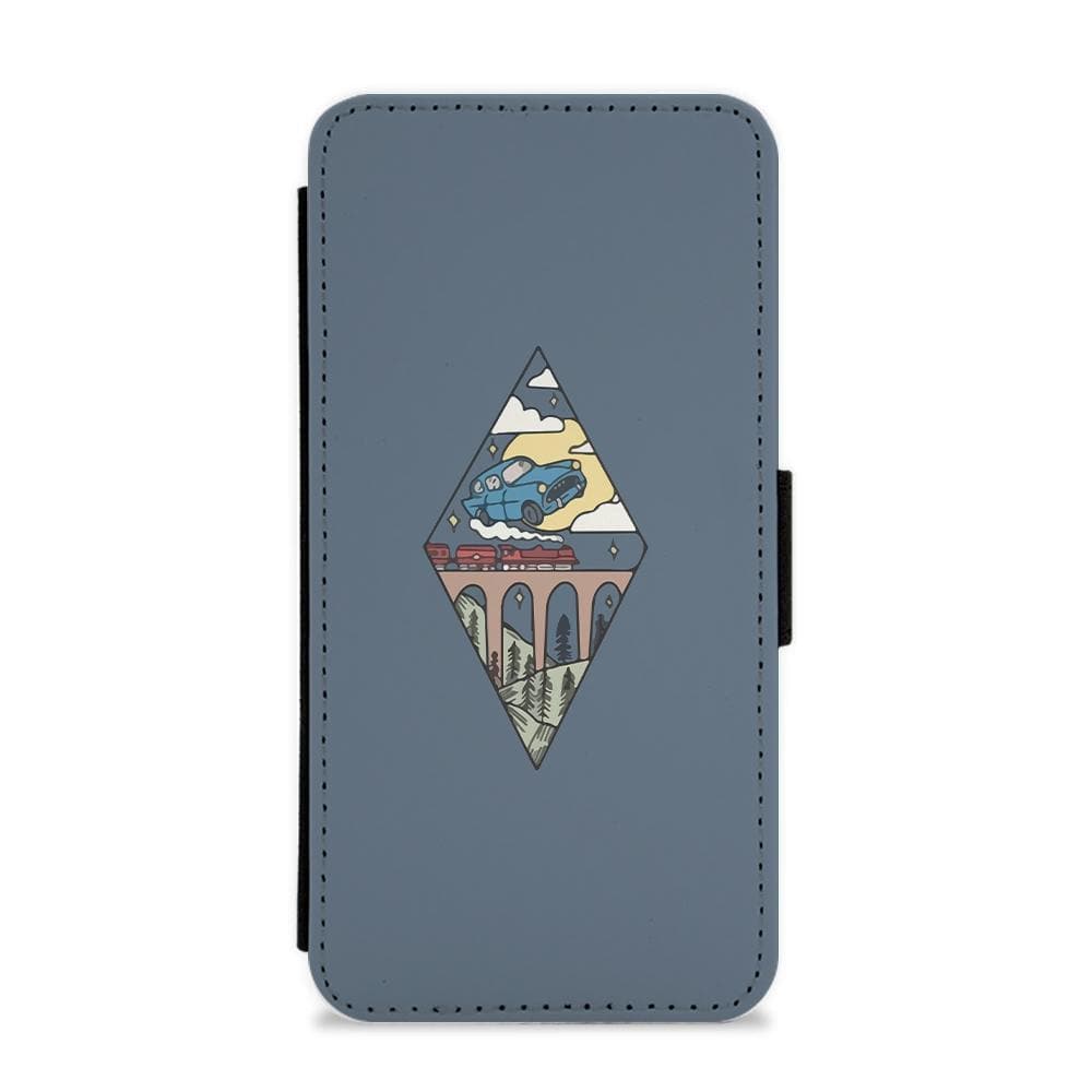 Flying Car - Harry Potter Flip / Wallet Phone Case