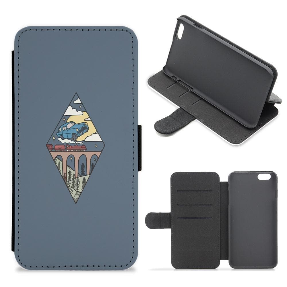 Flying Car - Harry Potter Flip / Wallet Phone Case