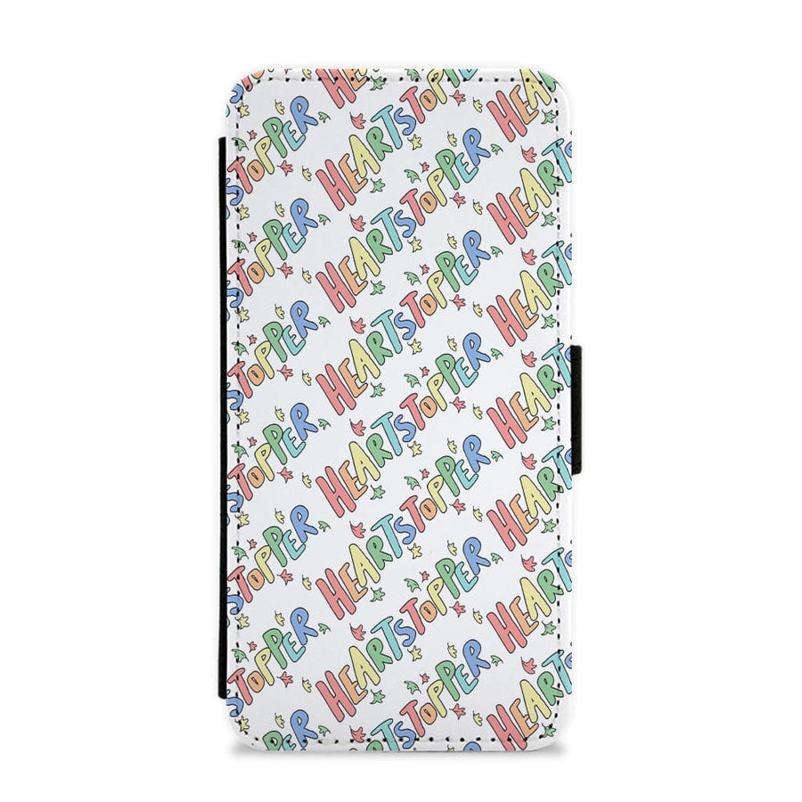 Heartstopper Pattern Flip / Wallet Phone Case