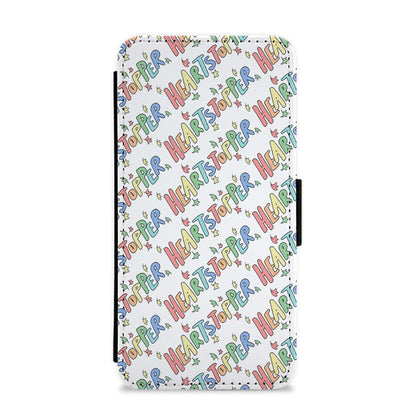 Heartstopper Pattern Flip / Wallet Phone Case