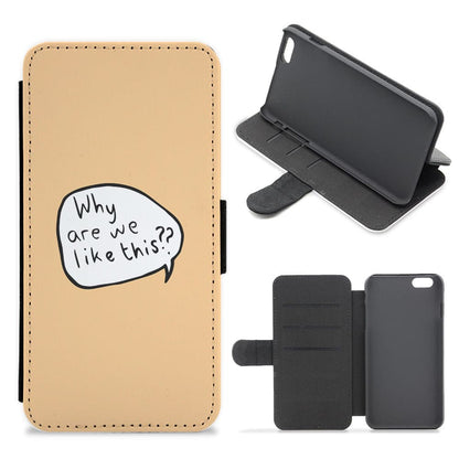 Why Are We Like This - Heartstopper Flip / Wallet Phone Case