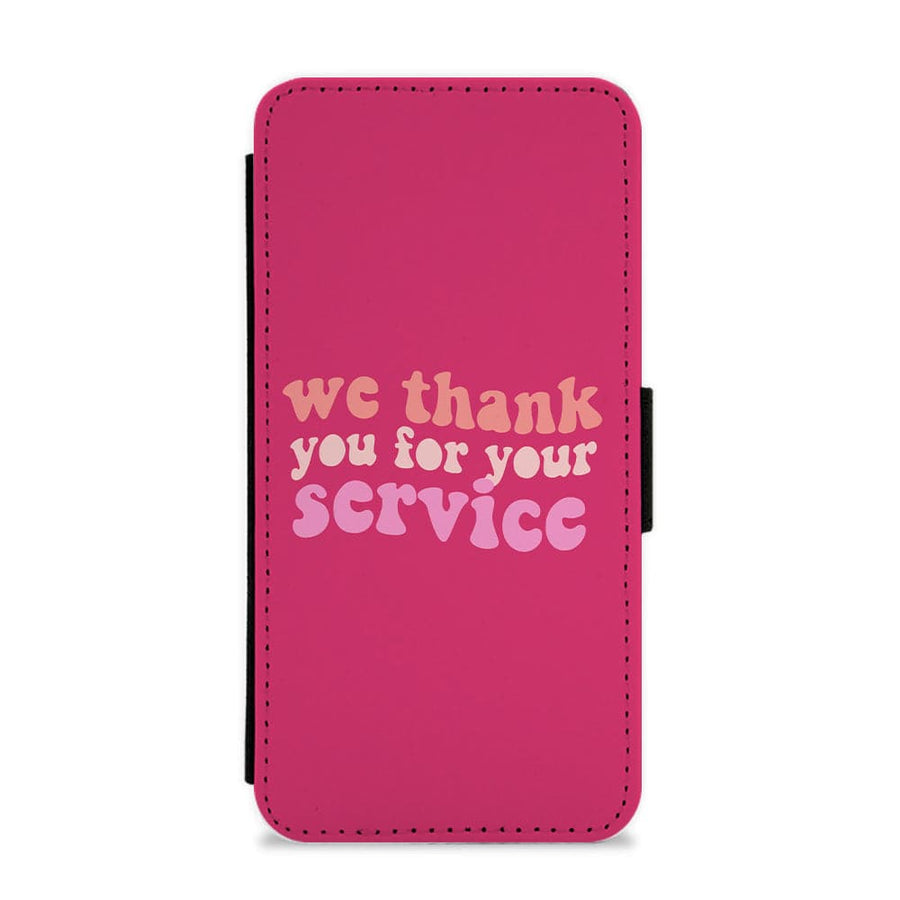 We Thank You For Your Service - Heartstopper Flip / Wallet Phone Case