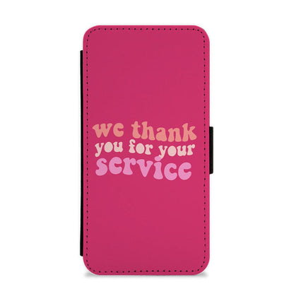 We Thank You For Your Service - Heartstopper Flip / Wallet Phone Case