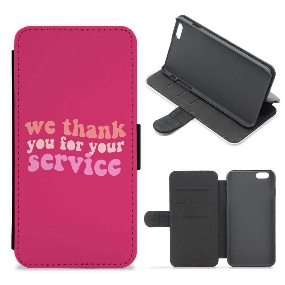 We Thank You For Your Service - Heartstopper Flip / Wallet Phone Case