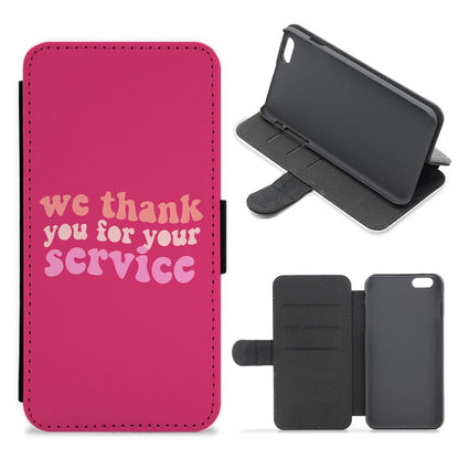 We Thank You For Your Service - Heartstopper Flip / Wallet Phone Case