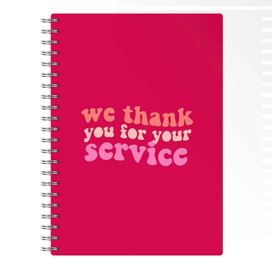 We Thank You For Your Service - Heartstopper Notebook
