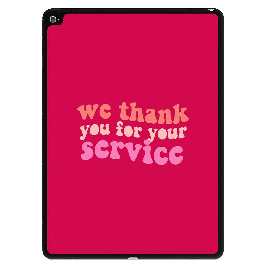 We Thank You For Your Service - Heartstopper iPad Case