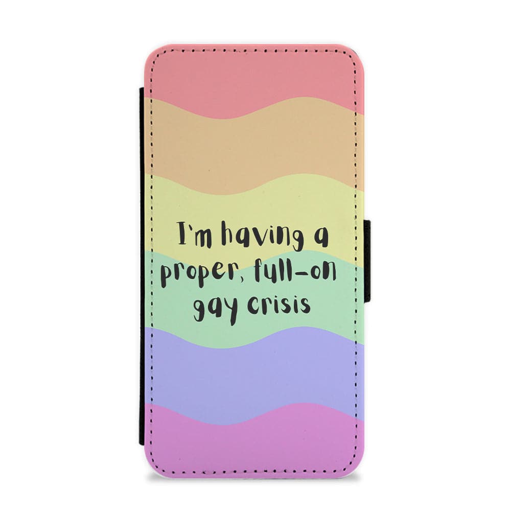 Gay Crisis - Heartstopper Flip / Wallet Phone Case