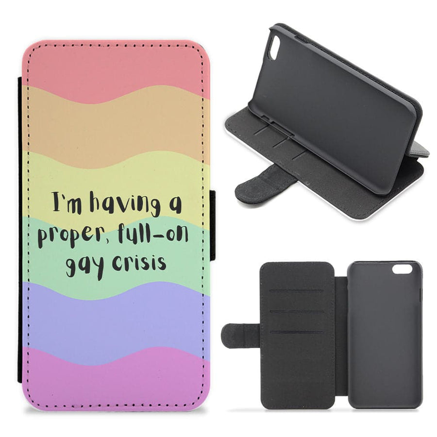 Gay Crisis - Heartstopper Flip / Wallet Phone Case