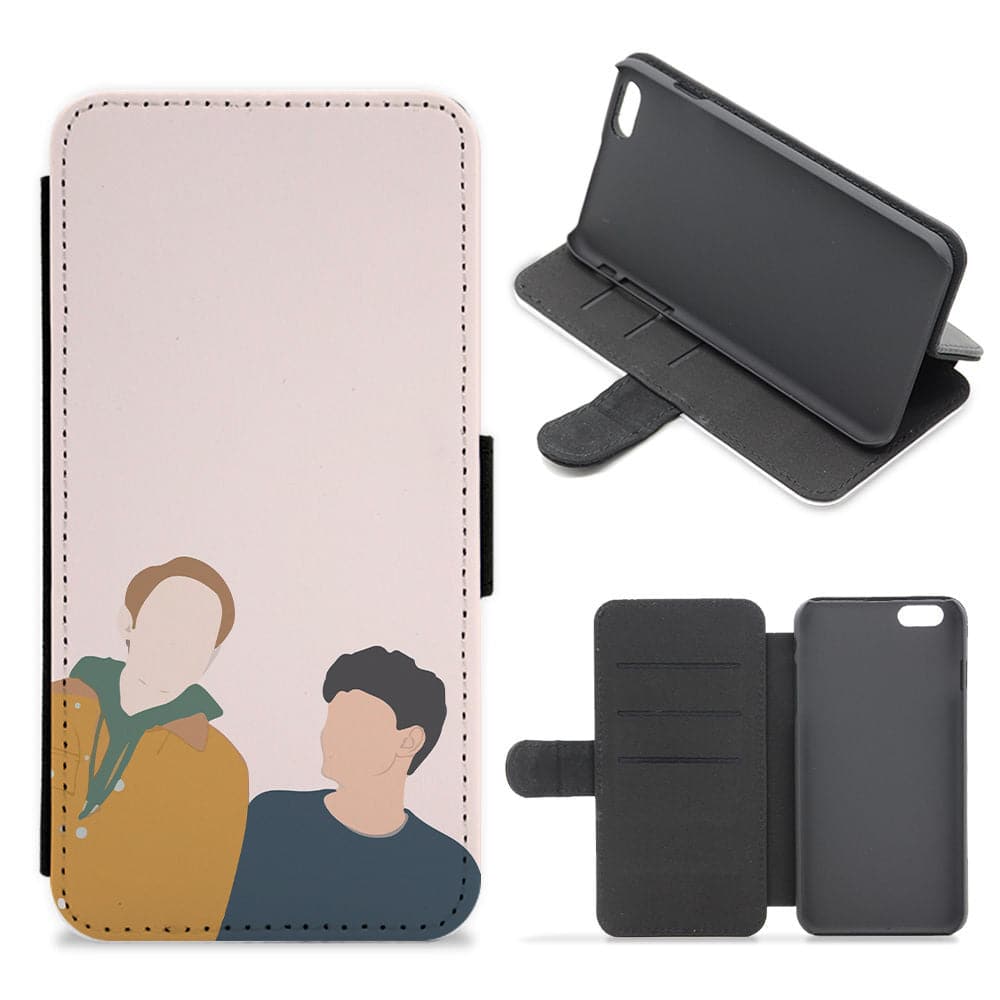 Nick And Charlie - Heartstopper Flip / Wallet Phone Case