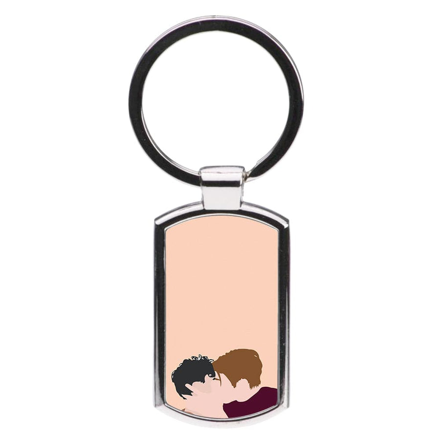 Nick And Charlie Kissing - Heartstopper Luxury Keyring
