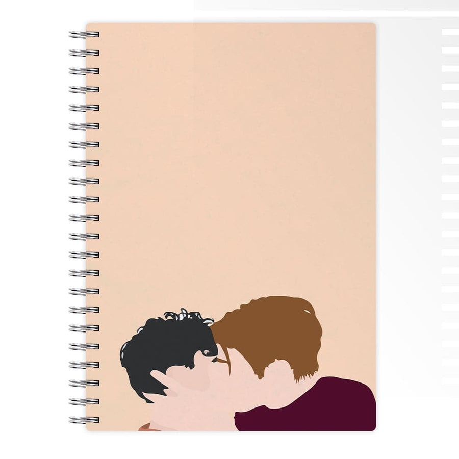 Nick And Charlie Kissing - Heartstopper Notebook