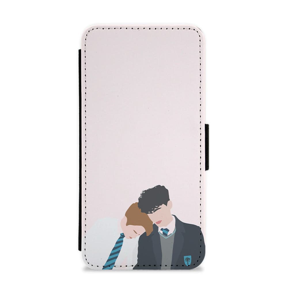 Nick And Charlie School Clothes - Heartstopper Flip / Wallet Phone Case