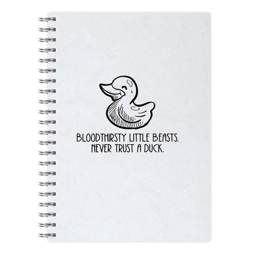 Bloodythirsty Little Beasts Never Trust A Duck - Shadowhunters Notebook - Fun Cases