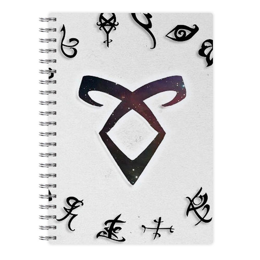 Shadowhunters Rune Logo Notebook - Fun Cases