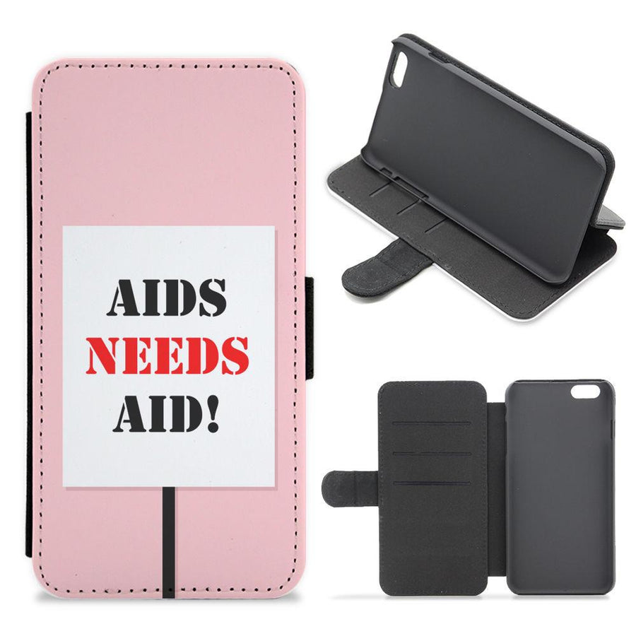 Aids Need Aid - It's A Sin Flip / Wallet Phone Case