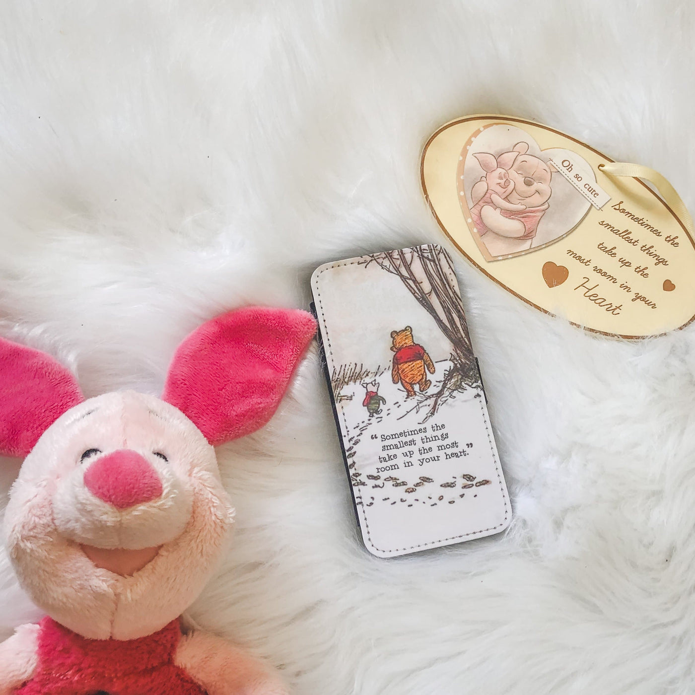 Sometimes The Smallest Things - Winnie The Pooh Flip Wallet Phone Case