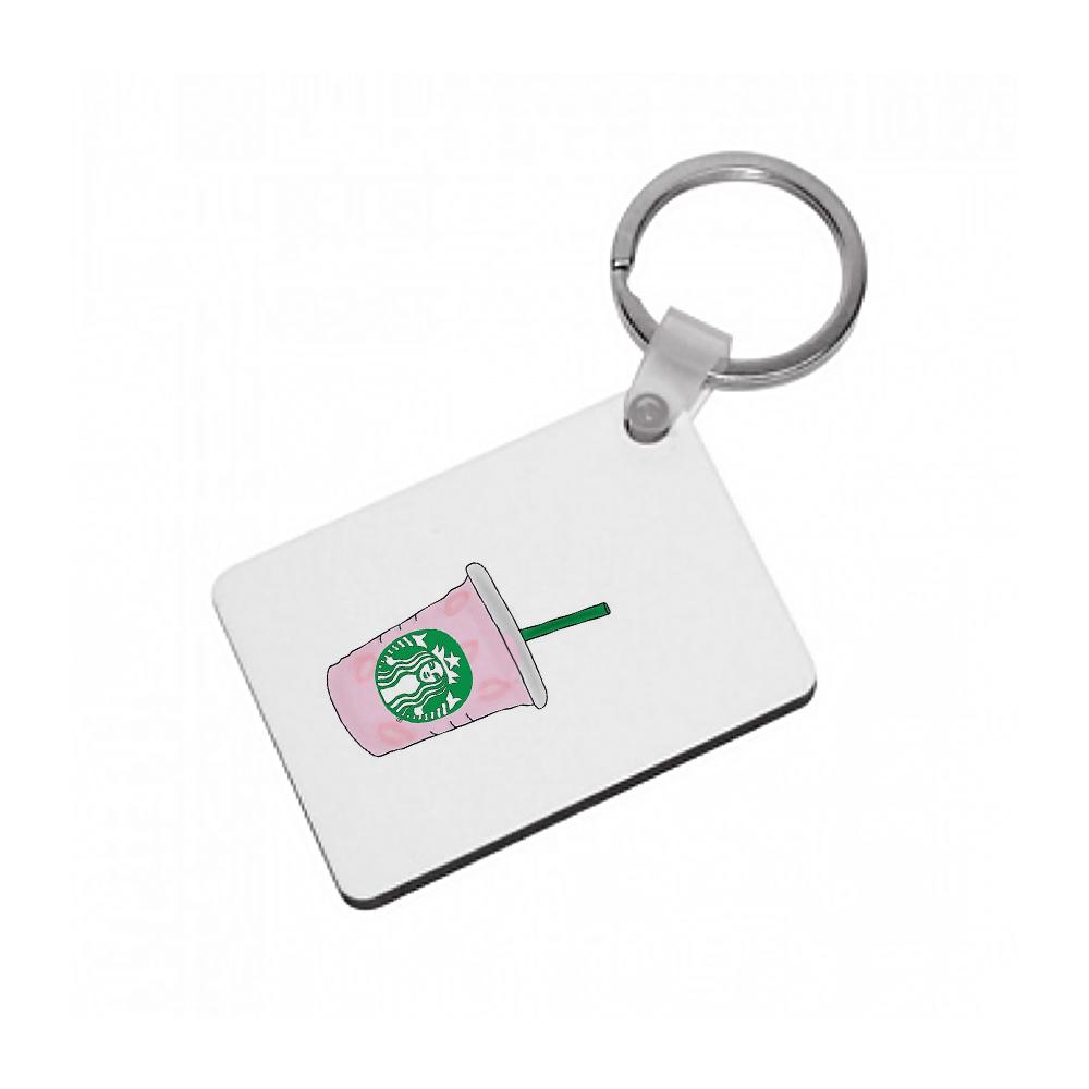 Starbuck Pinkity Drinkity - James Charles Keyring