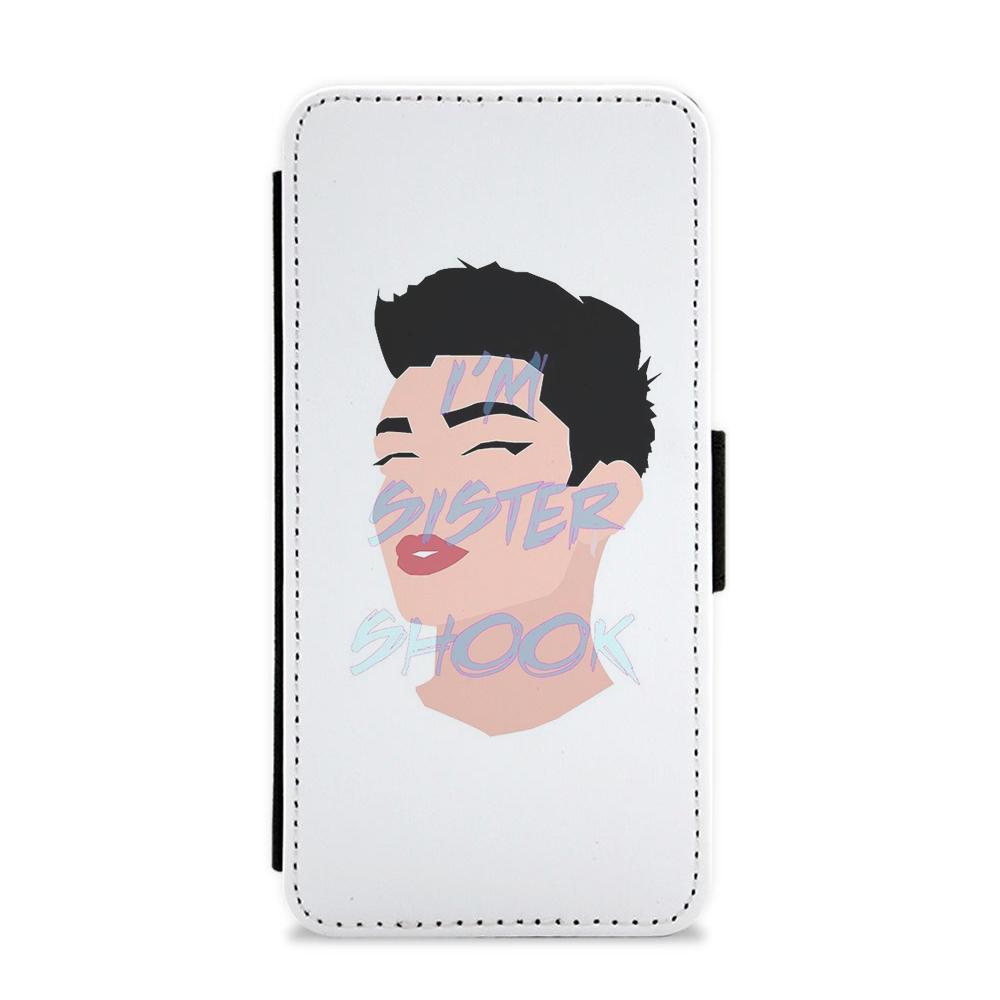 I'm Sister Shook - James Charles Flip / Wallet Phone Case