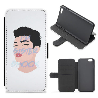 I'm Sister Shook - James Charles Flip / Wallet Phone Case