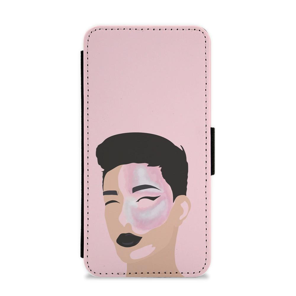 James Charles Makeup Cartoon Flip / Wallet Phone Case