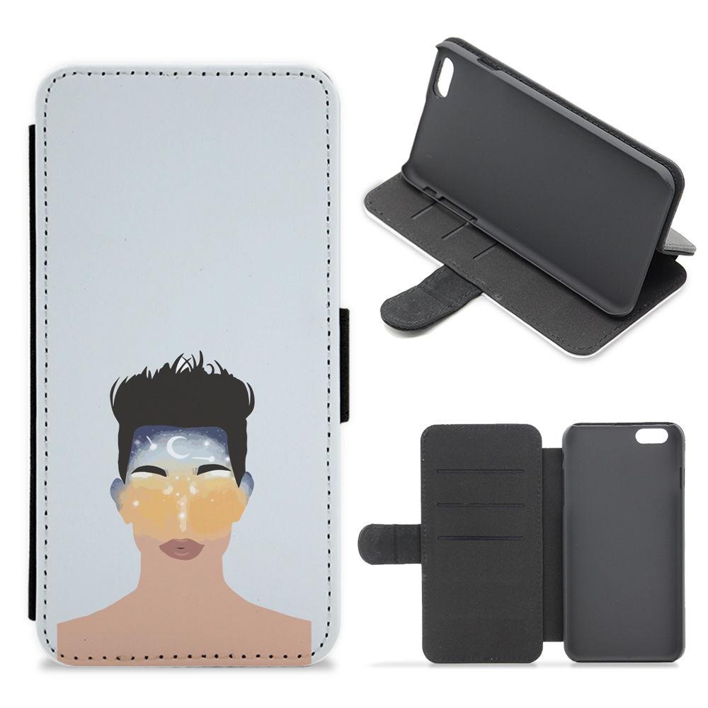 Space Head - James Charles Flip / Wallet Phone Case