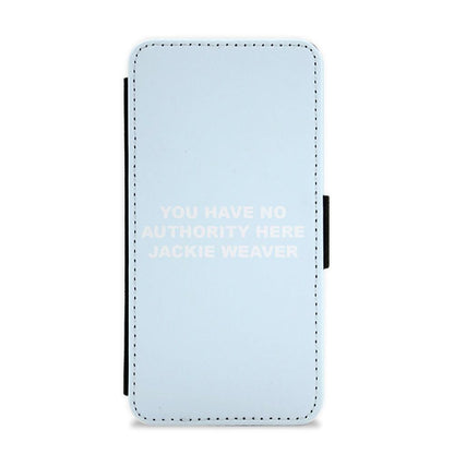 You Have No Authority Jackie Weaver - Blue Flip / Wallet Phone Case