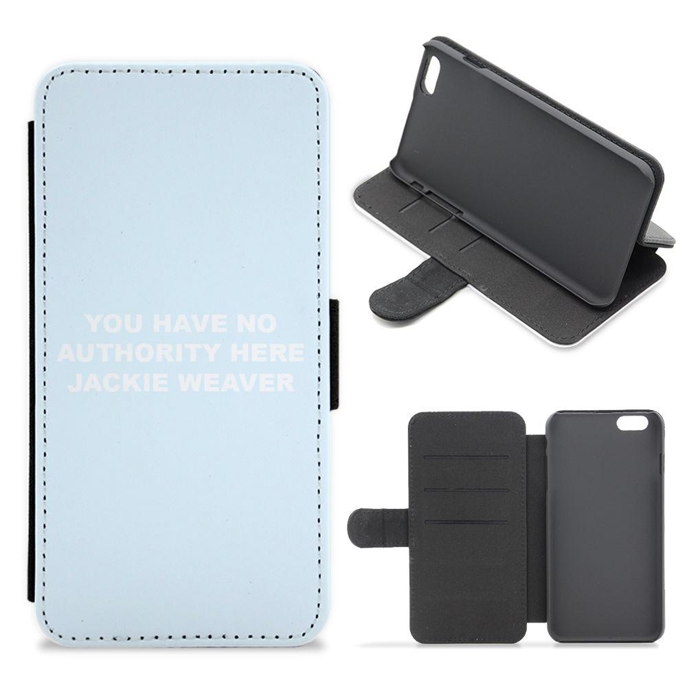 You Have No Authority Jackie Weaver - Blue Flip / Wallet Phone Case