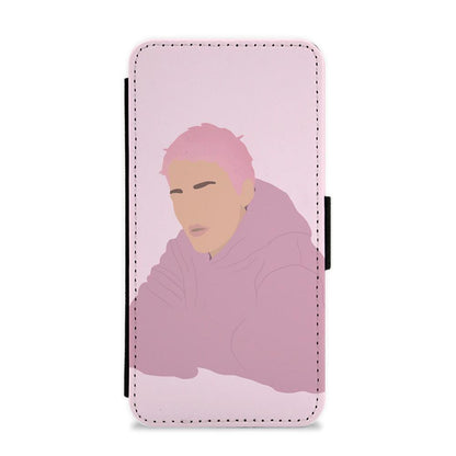 Cartoon Justin Flip / Wallet Phone Case