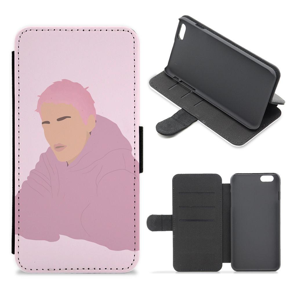 Cartoon Justin Flip / Wallet Phone Case