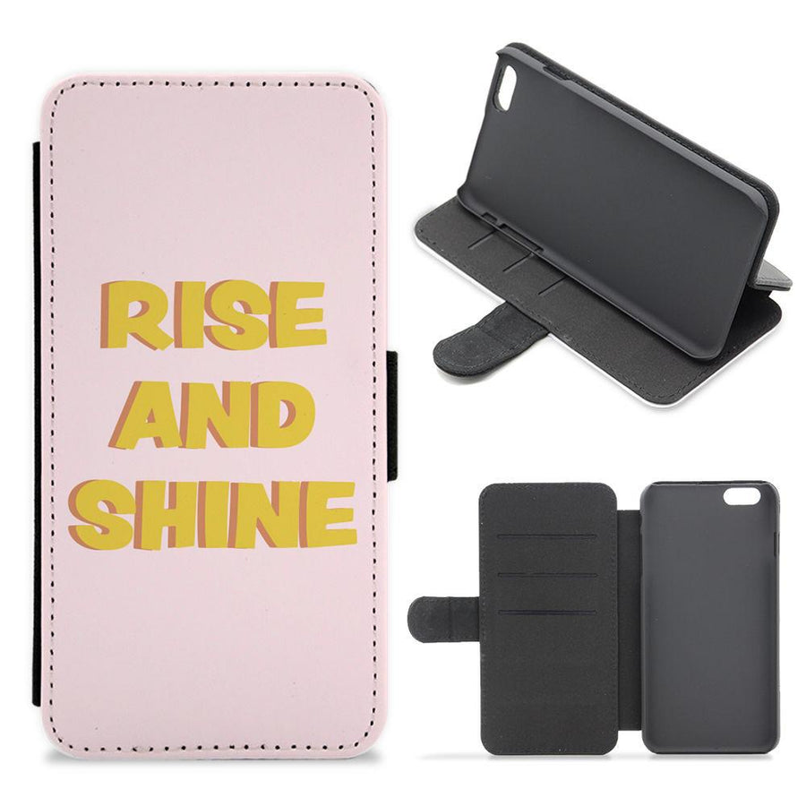 Rise And Shine - Kardashian Flip / Wallet Phone Case