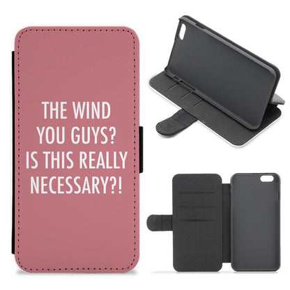 The Wind You Guys - Kardashian Flip / Wallet Phone Case