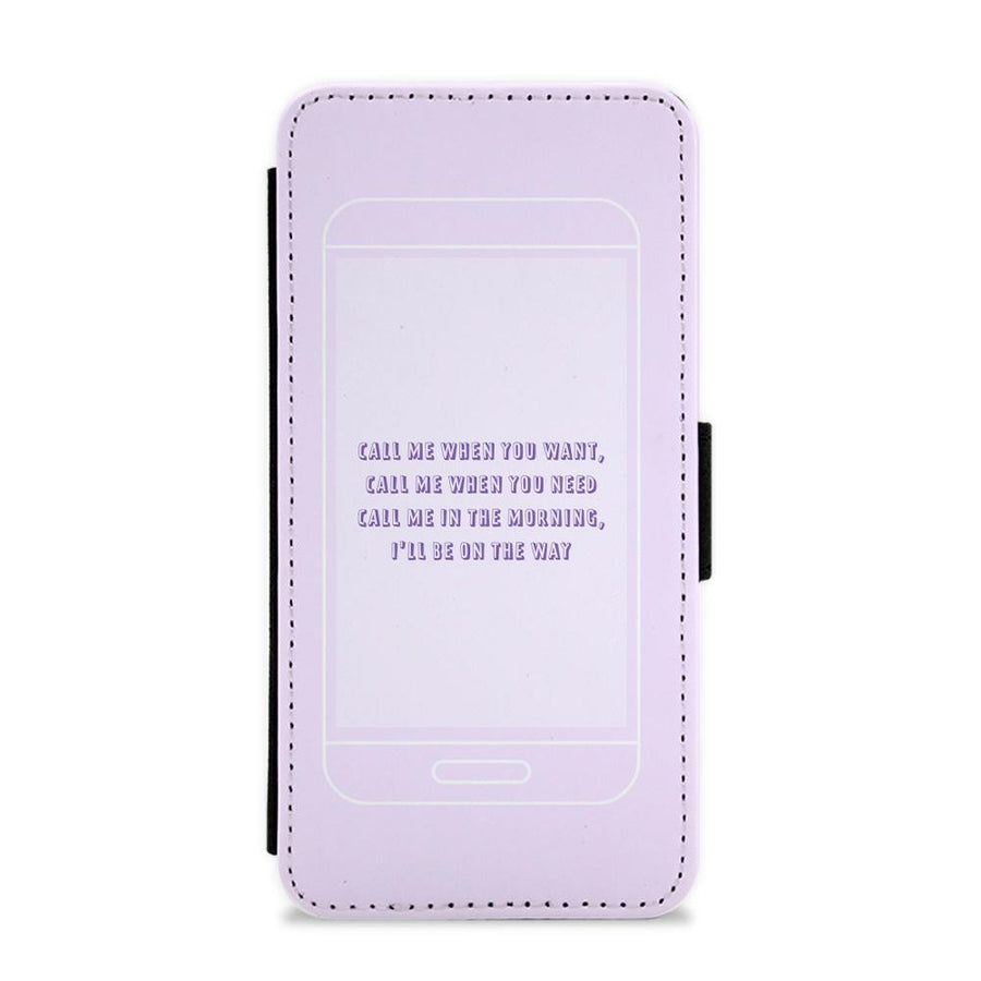 Call Me When You Want - Lil Nas X Flip / Wallet Phone Case