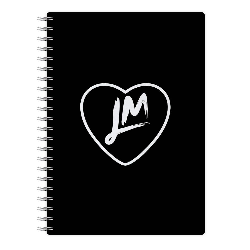 Little Mix Heart Notebook - Black - Fun Cases