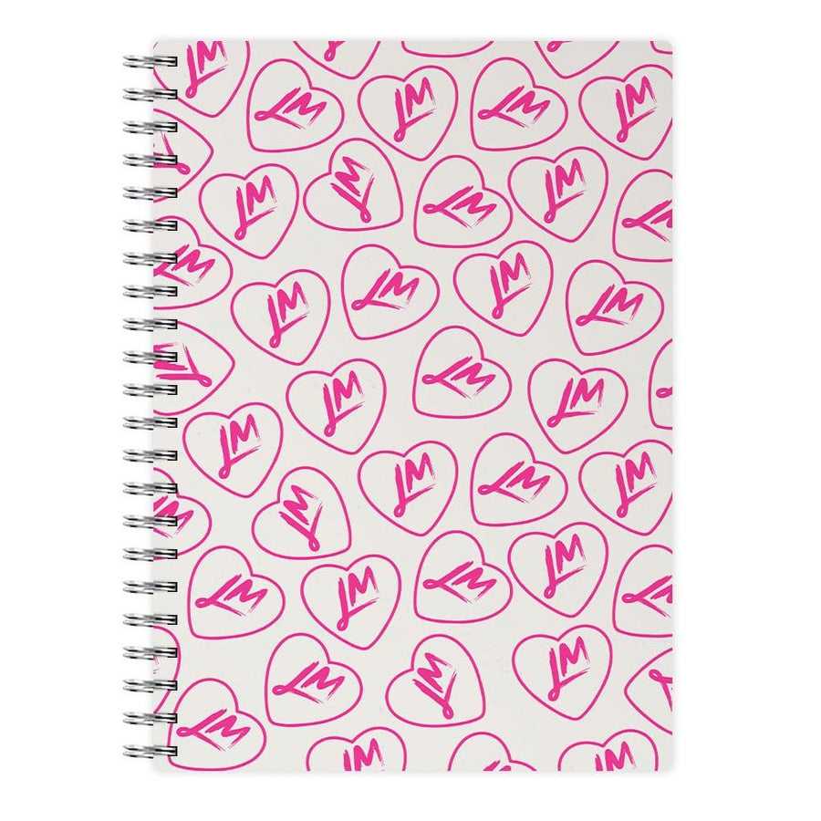 Pink Logo Pattern - Little Mix Notebook