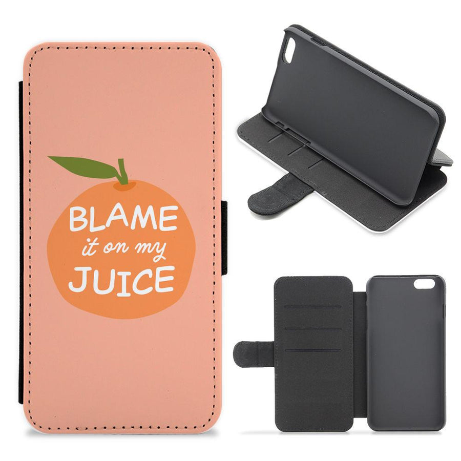 Blame It On My Juice - Lizzo Flip / Wallet Phone Case