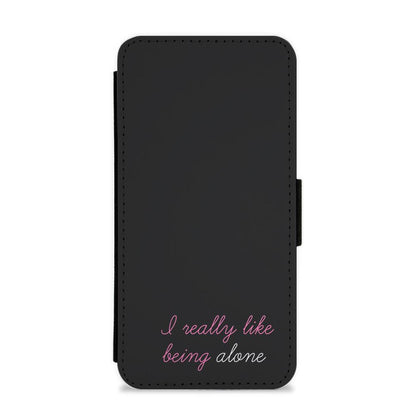 I Really Like Being Alone - Loren Gray Flip / Wallet Phone Case