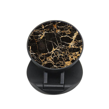 Black & Gold Marble Pattern FunGrip - Fun Cases