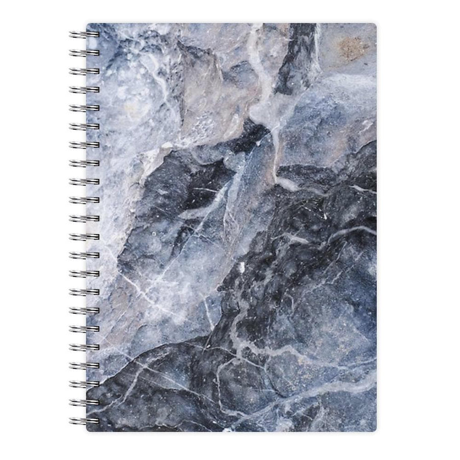 Grey and White Marble Notebook - Fun Cases